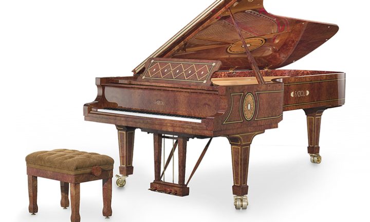 Fazioli Red Elm Piano