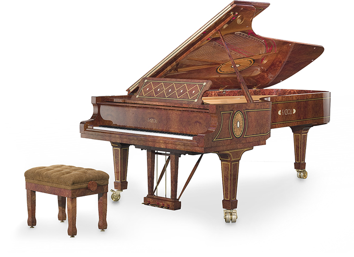Fazioli Red Elm Piano