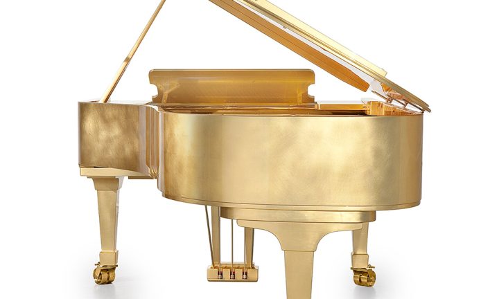 Fazioli Gold Leaf Piano