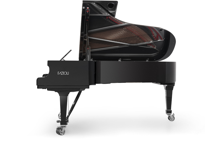 Fazioli Silver Piano
