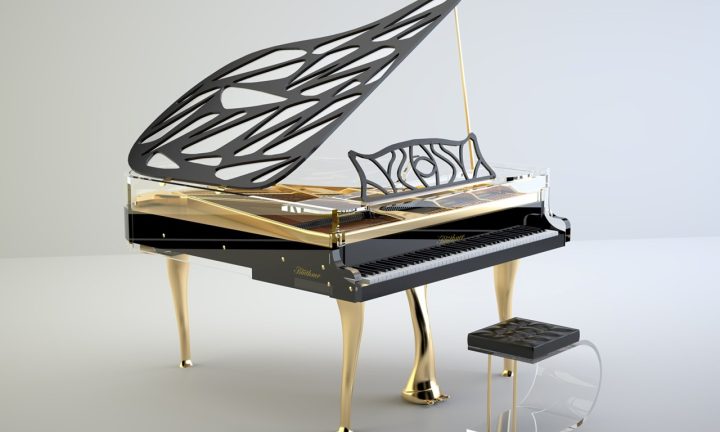 Bluthner Crystal Edition Hive Extravaganza Piano